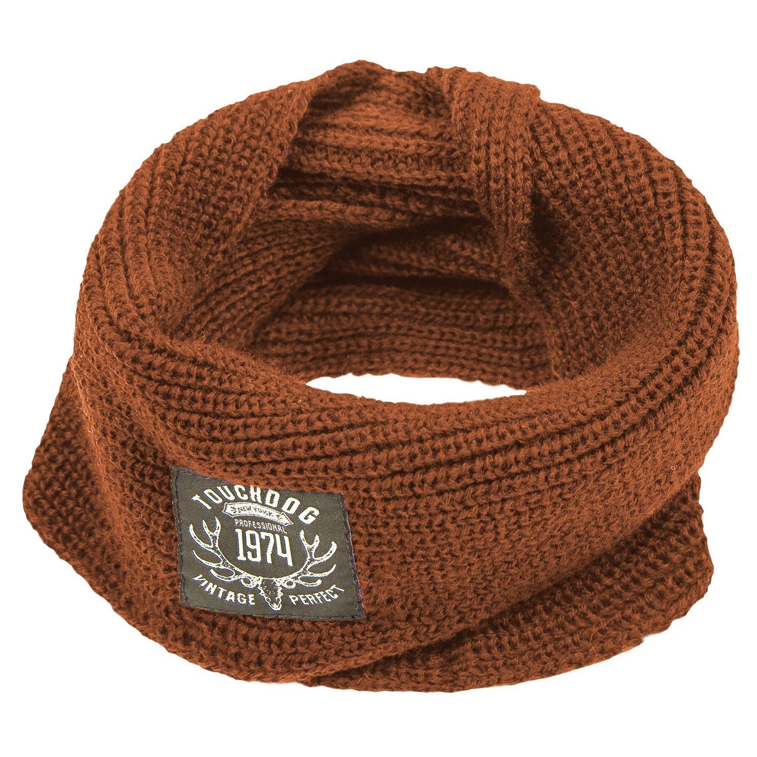 Touchdog Heavy Knitted Designer Fashion Winter Dog Scarf - BIG FRENCHIES
