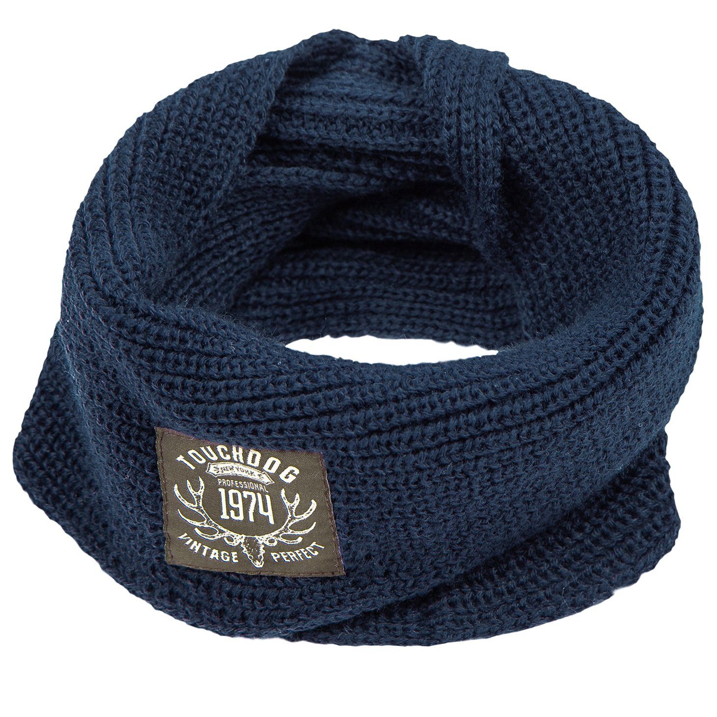 Touchdog Heavy Knitted Designer Fashion Winter Dog Scarf - BIG FRENCHIES