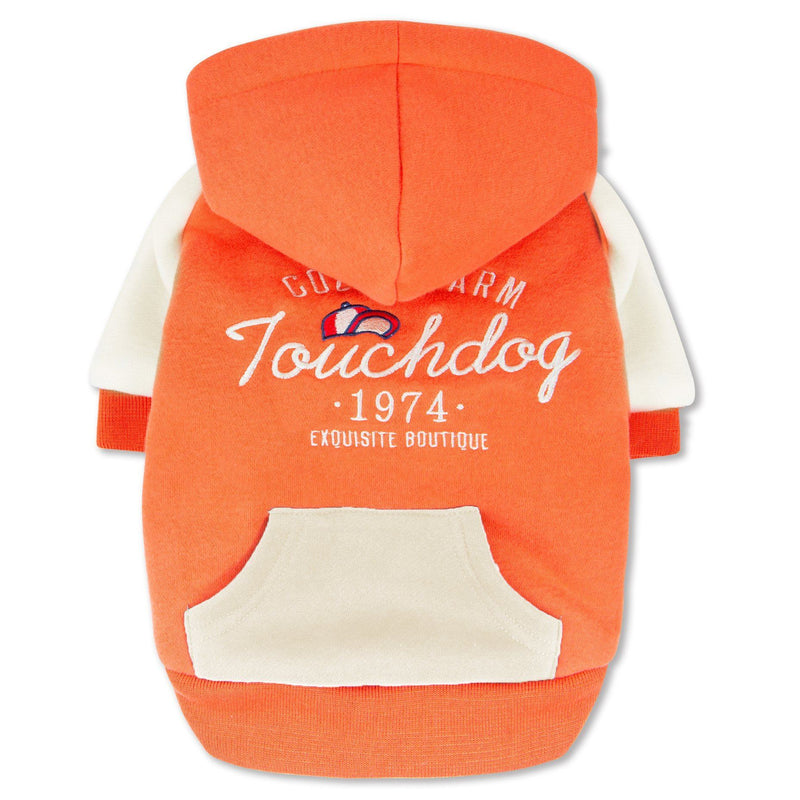 Touchdog 'Heritage' Soft-Cotton Fashion Dog Hoodie Sweater - BIG FRENCHIES