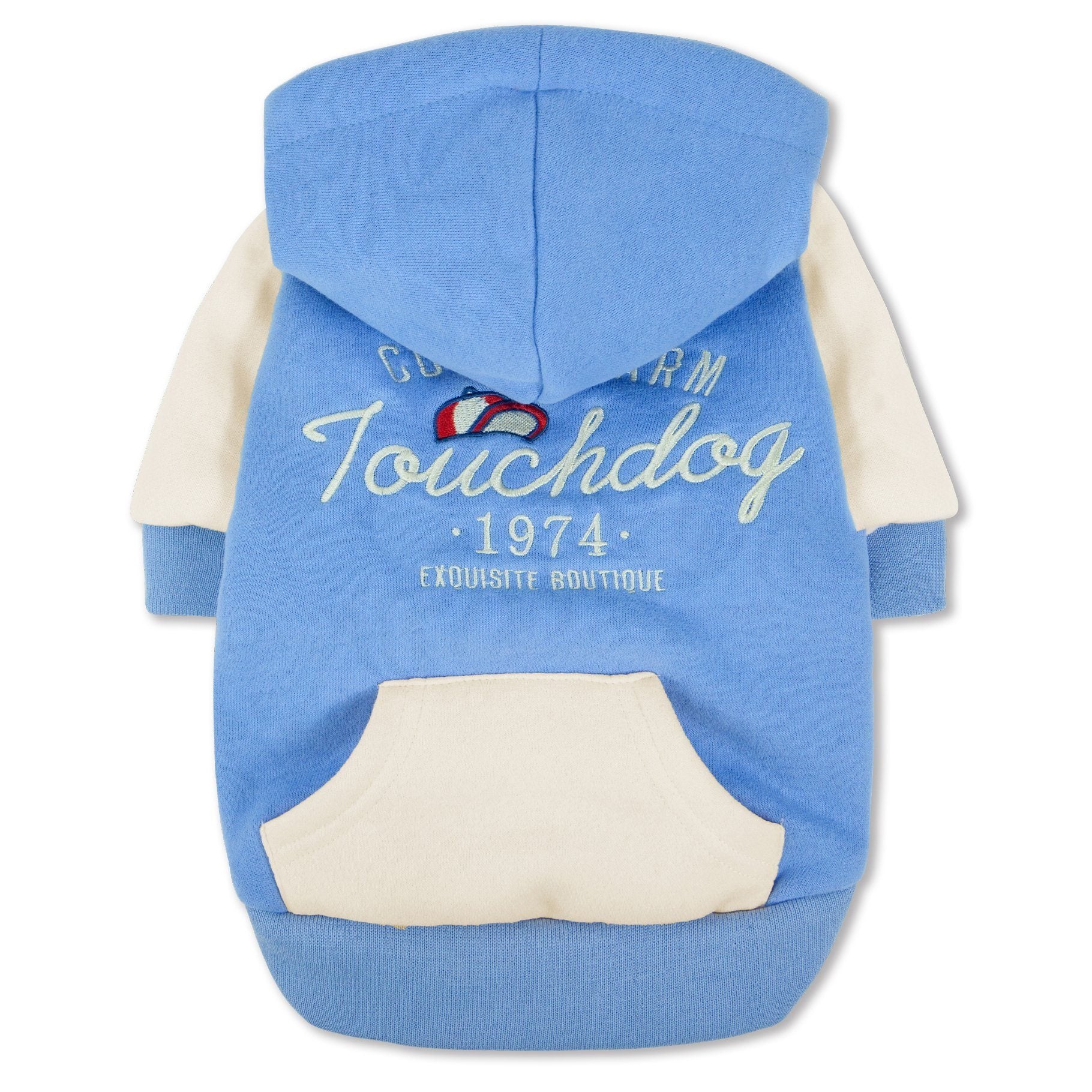 Touchdog 'Heritage' Soft-Cotton Fashion Dog Hoodie Sweater - BIG FRENCHIES