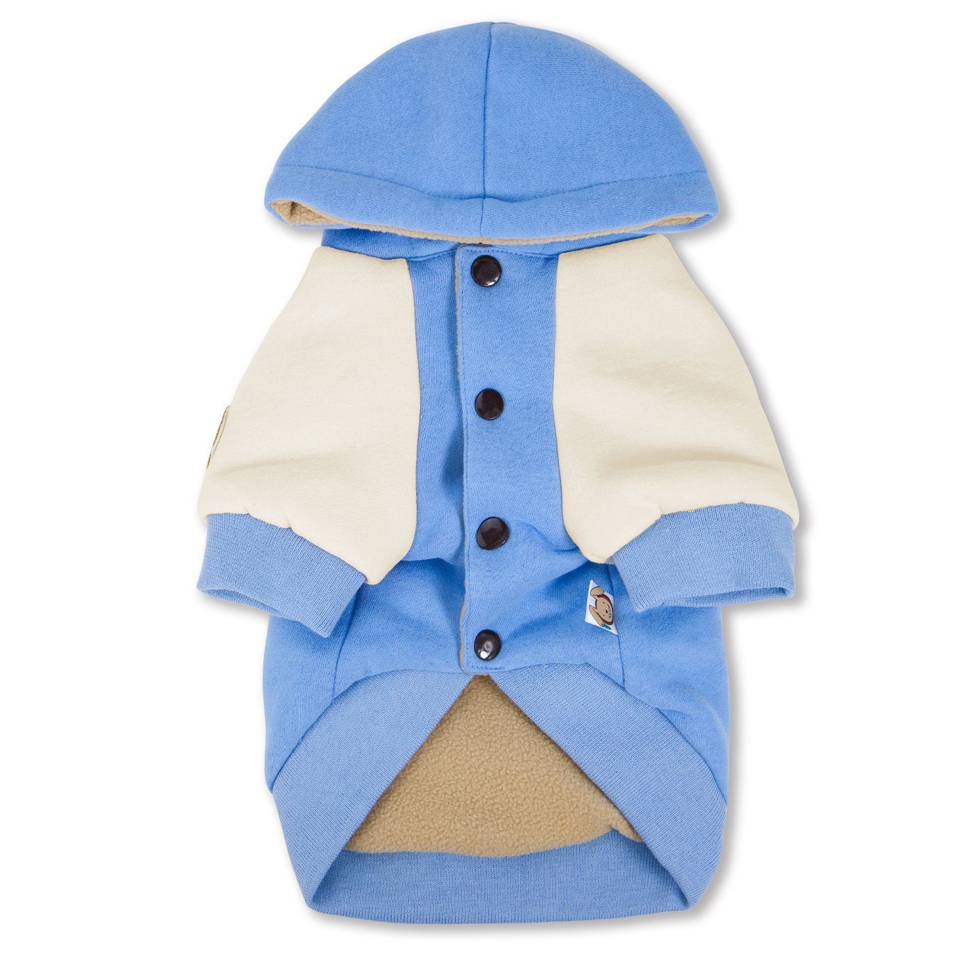 Touchdog 'Heritage' Soft-Cotton Fashion Dog Hoodie Sweater - BIG FRENCHIES
