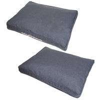 Touchdog 'Hushky' Water-Resistant Premium Raised Rectangular Dog Mat - BIG FRENCHIES