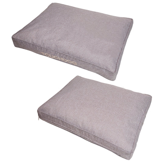 Touchdog 'Hushky' Water-Resistant Premium Raised Rectangular Dog Mat - BIG FRENCHIES