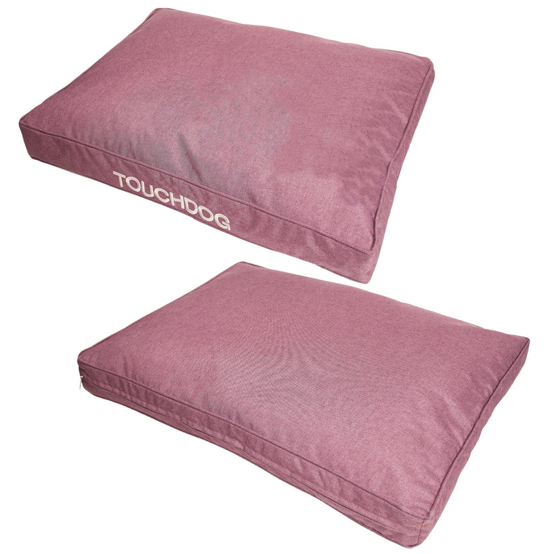Touchdog 'Hushky' Water-Resistant Premium Raised Rectangular Dog Mat - BIG FRENCHIES
