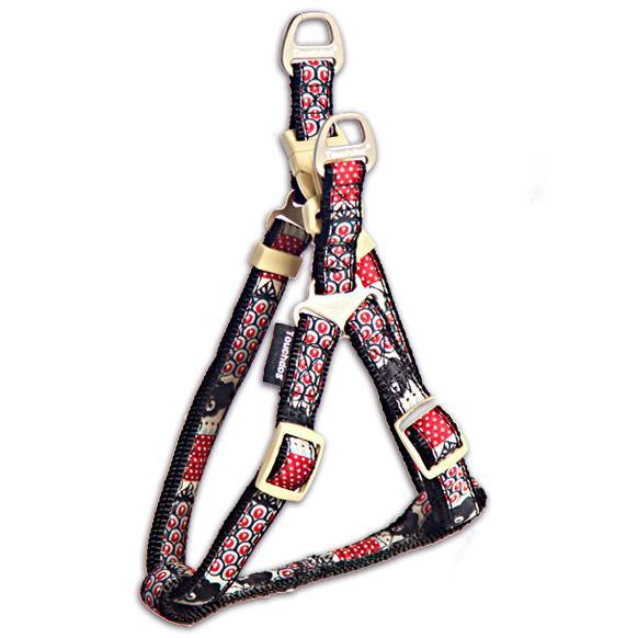 Touchdog 'Owl-Eyed' Tough Stitched Dog Harness and Leash - BIG FRENCHIES