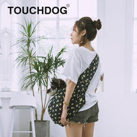 Touchdog 'Paw-Ease' Over-The-Shoulder Travel Sling Pet Carrier - BIG FRENCHIES