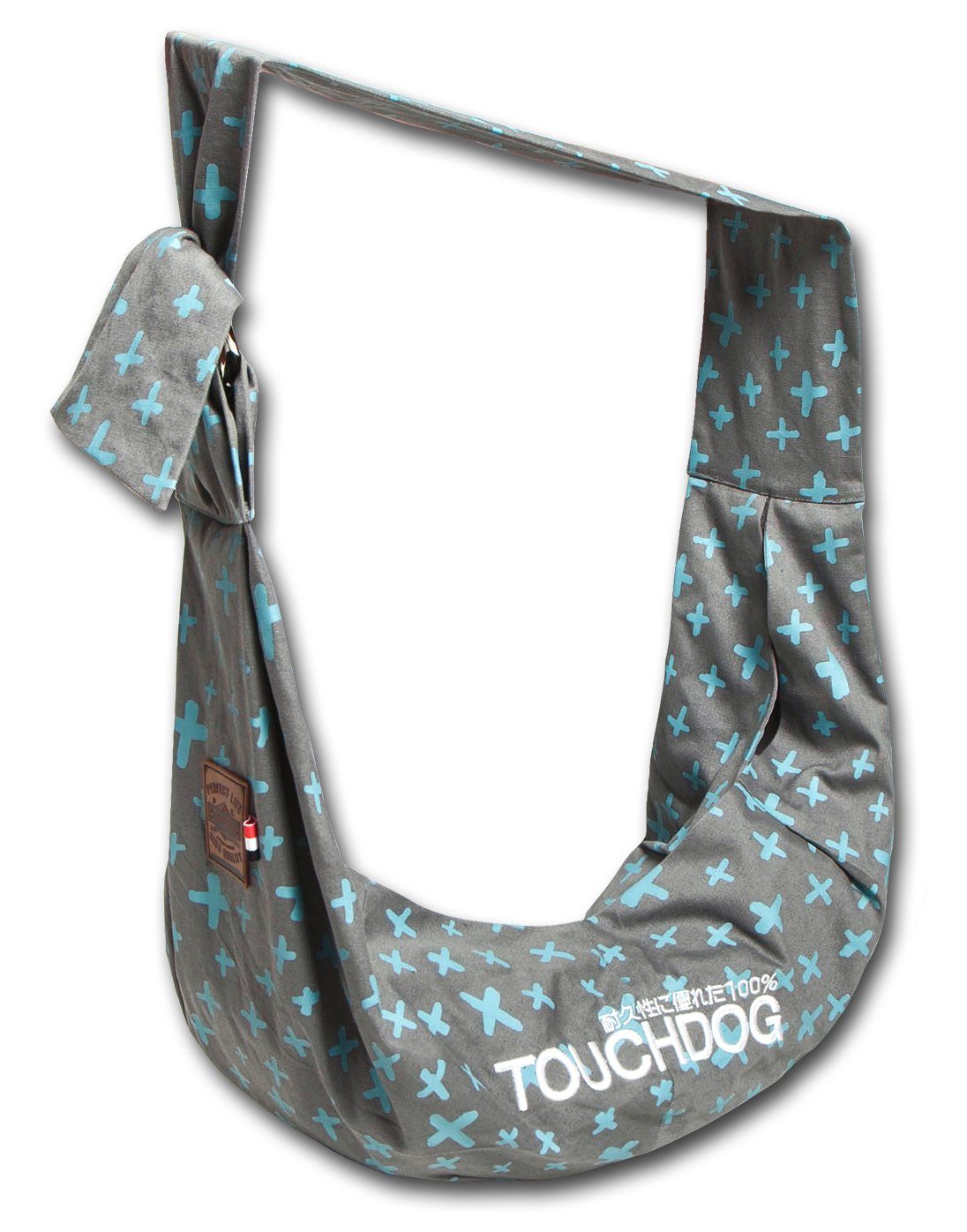 Touchdog 'Paw-Ease' Over-The-Shoulder Travel Sling Pet Carrier - BIG FRENCHIES