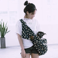 Touchdog 'Paw-Ease' Over-The-Shoulder Travel Sling Pet Carrier - BIG FRENCHIES