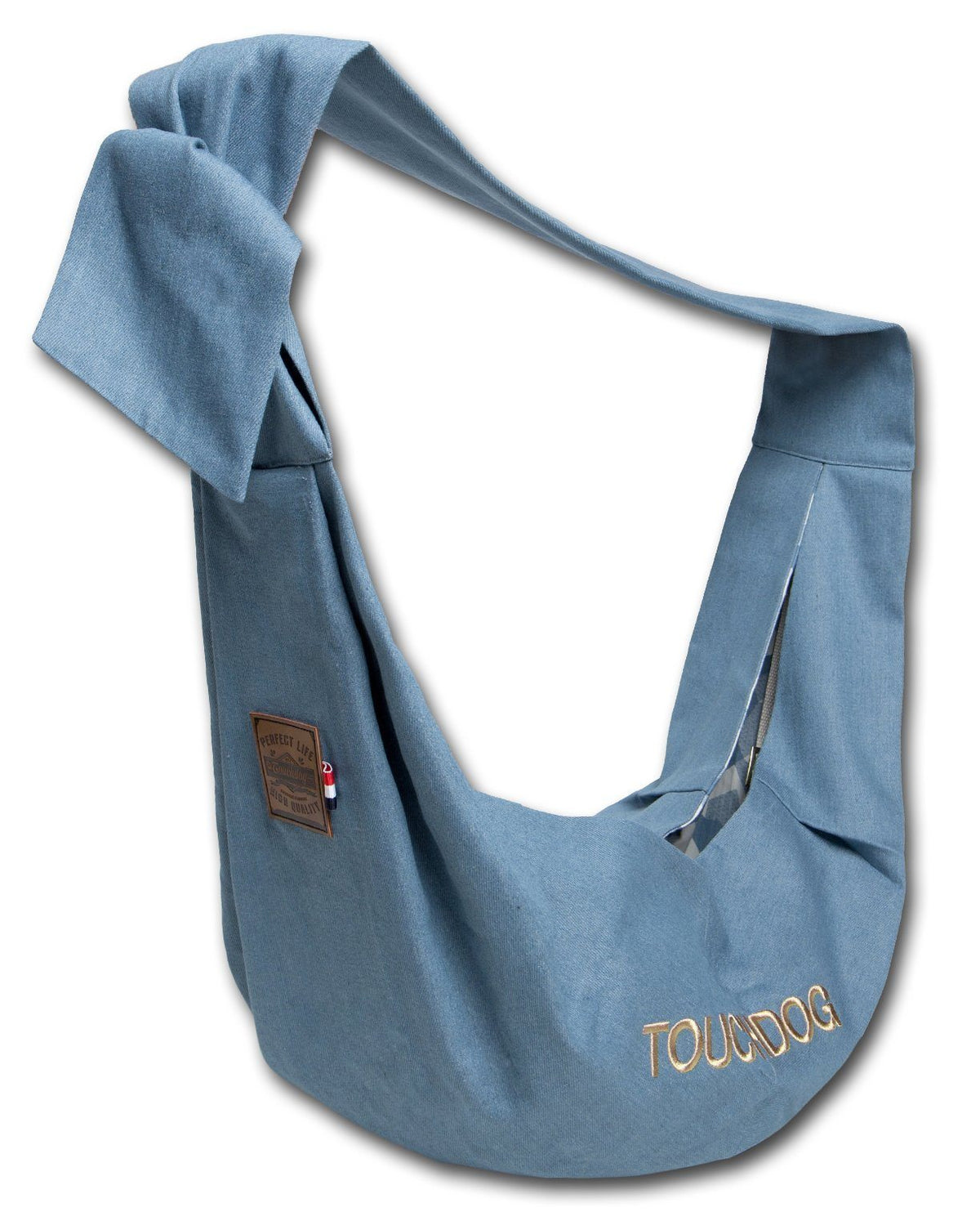 Touchdog 'Paw-Ease' Over-The-Shoulder Travel Sling Pet Carrier - BIG FRENCHIES
