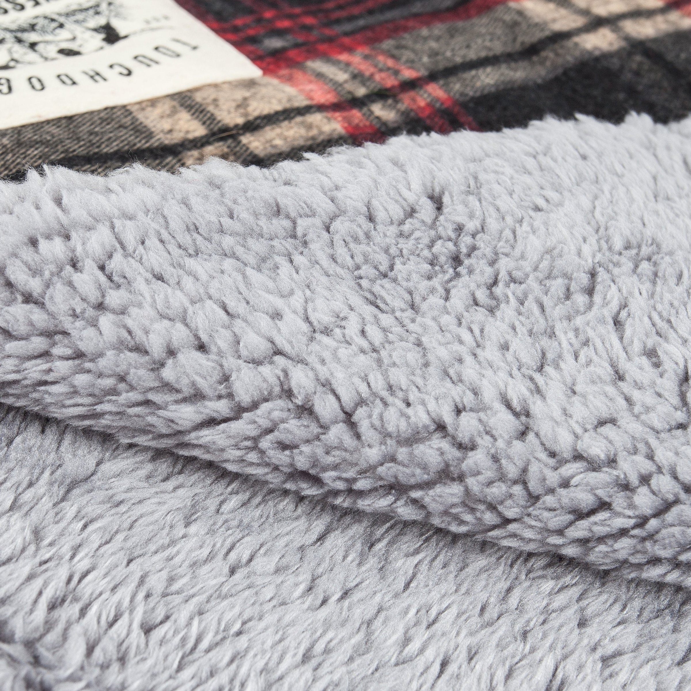 Touchdog ® 2-In-1 Tartan Plaid Dog Jacket and Matching Reversible Dog Mat - BIG FRENCHIES