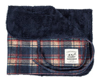 Touchdog ® 2-In-1 Tartan Plaid Dog Jacket and Matching Reversible Dog Mat - BIG FRENCHIES