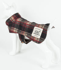 Touchdog ® 2-In-1 Tartan Plaid Dog Jacket and Matching Reversible Dog Mat - BIG FRENCHIES