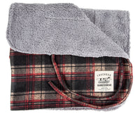 Touchdog ® 2-In-1 Tartan Plaid Dog Jacket and Matching Reversible Dog Mat - BIG FRENCHIES