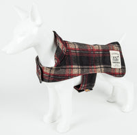 Touchdog ® 2-In-1 Tartan Plaid Dog Jacket and Matching Reversible Dog Mat - BIG FRENCHIES