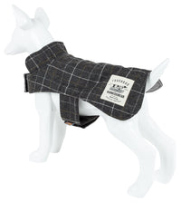 Touchdog ® 2-In-1 Windowpane Plaid Dog Jacket and Matching Reversible Dog Mat - BIG FRENCHIES