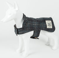 Touchdog ® 2-In-1 Windowpane Plaid Matching Dog Jacket and Reversible Dog Mat - BIG FRENCHIES