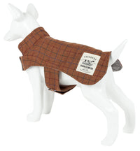 Touchdog ® 2-In-1 Windowpane Plaid Dog Jacket and Matching Reversible Dog Mat - BIG FRENCHIES