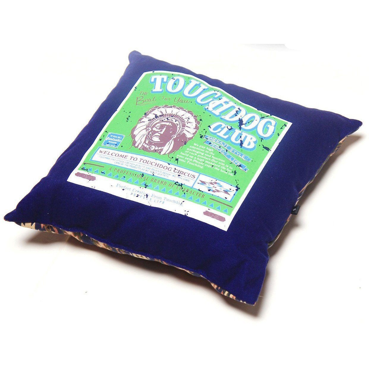 Touchdog ® '70's Vintage-Tribal' 2-in-1 Collapsible Squared Dog and Cat Bed - BIG FRENCHIES