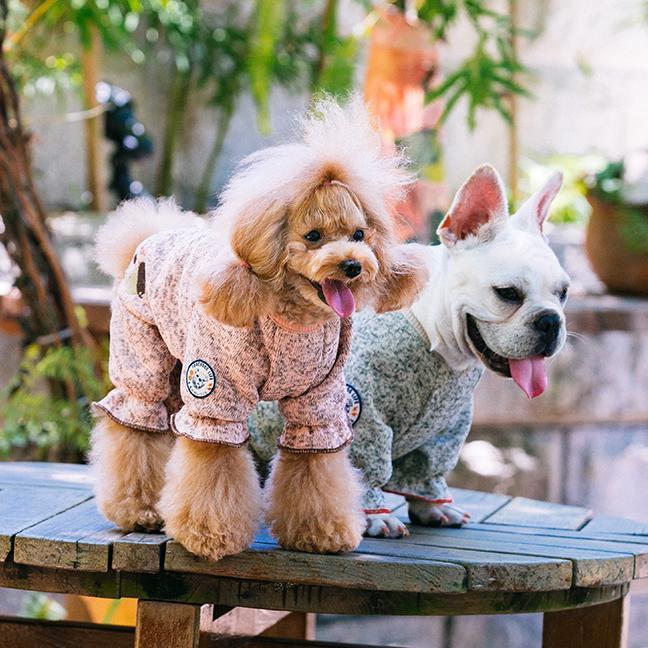 Touchdog ® Bark-Zz Full Body Ultra-Soft Dog Pajamas Jumpsuit - BIG FRENCHIES