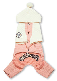 Touchdog ® Designer Quilted Full-Body Hooded Dog Sweater - BIG FRENCHIES