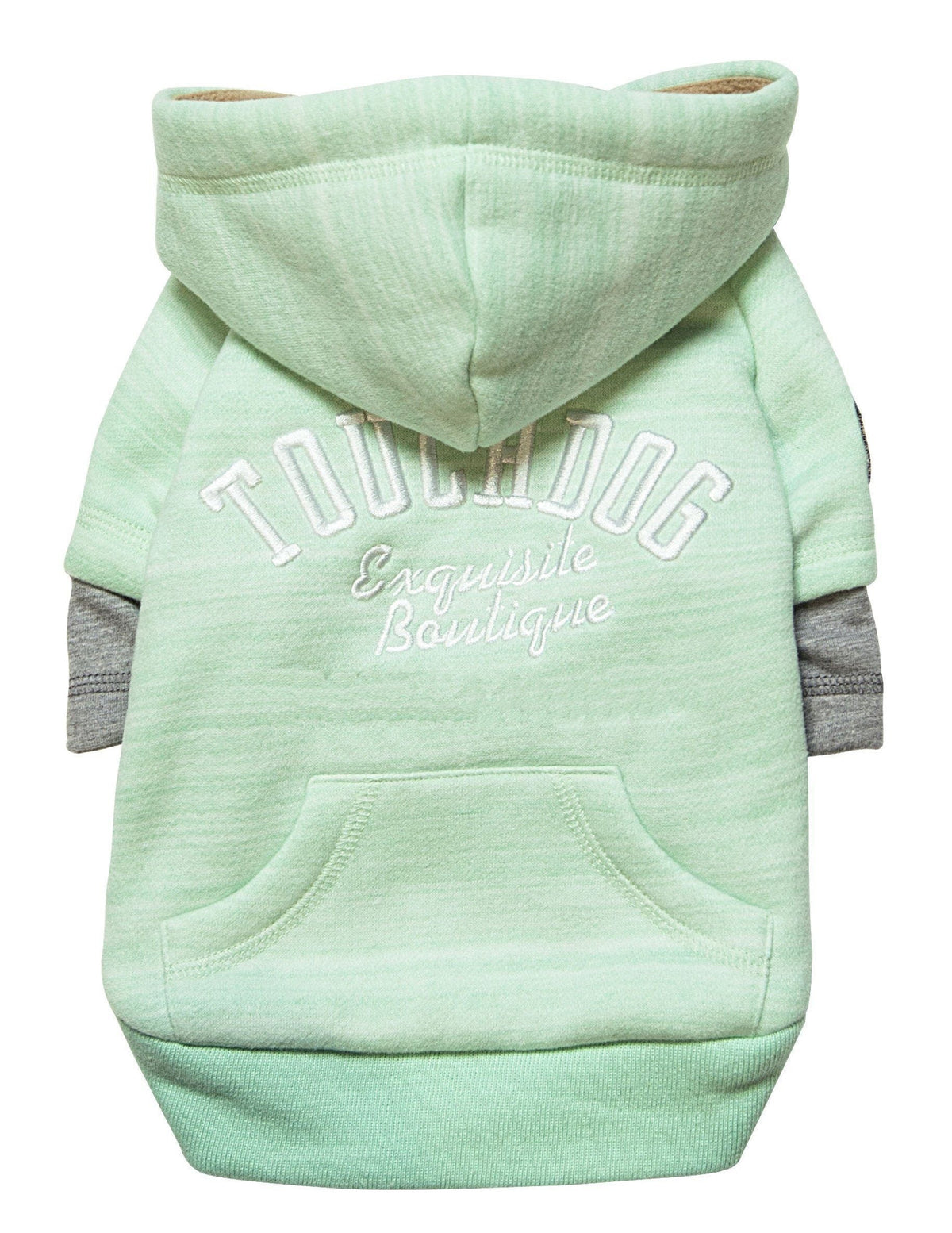 Touchdog ® Hampton Beach Ultra-Soft Blasted Cotton Hooded Dog Sweater - BIG FRENCHIES