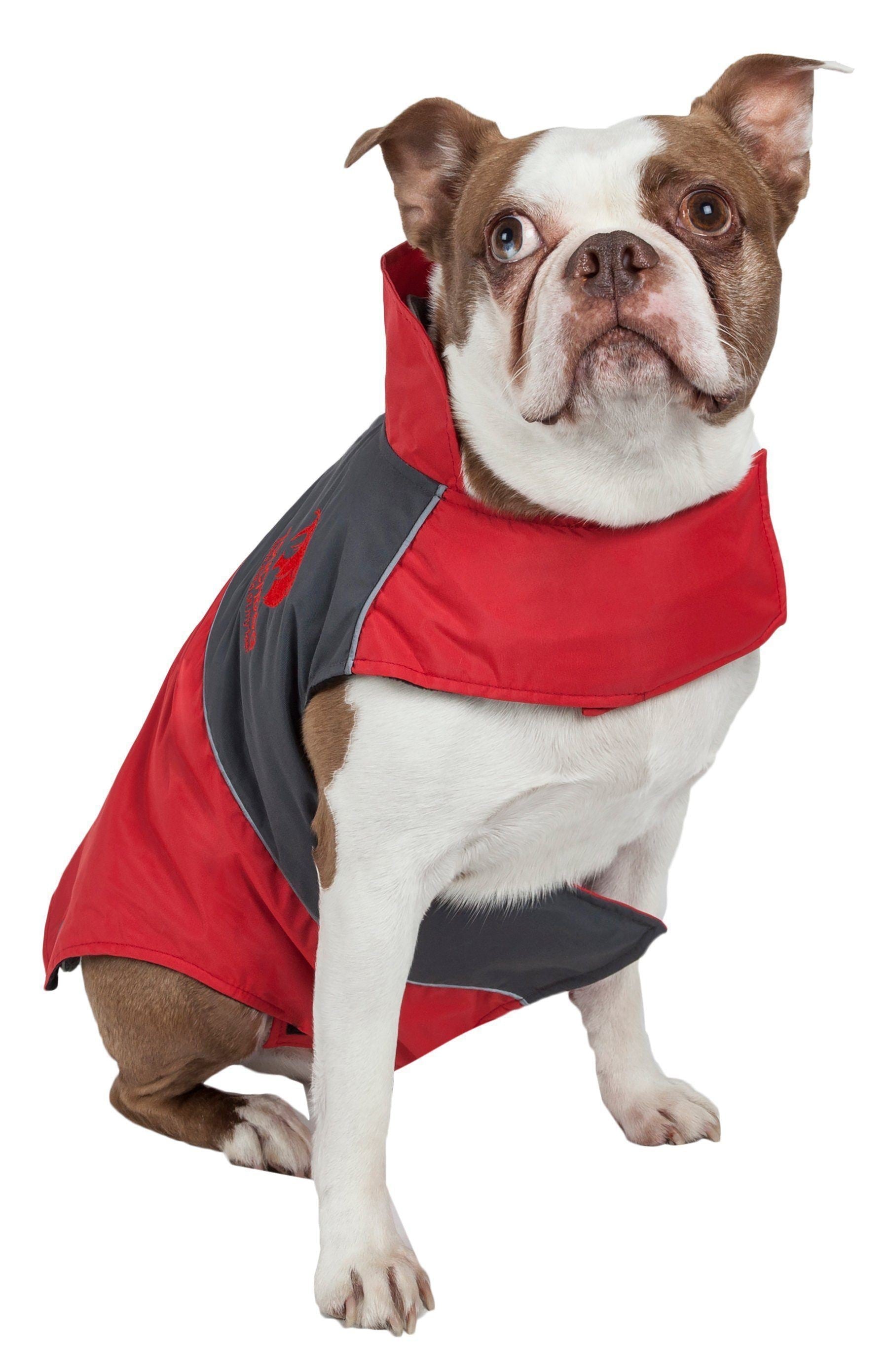 Touchdog ® Lightening-Shield 2-in-1 Dual-Removable-Layered Waterproof Dog Jacket - BIG FRENCHIES