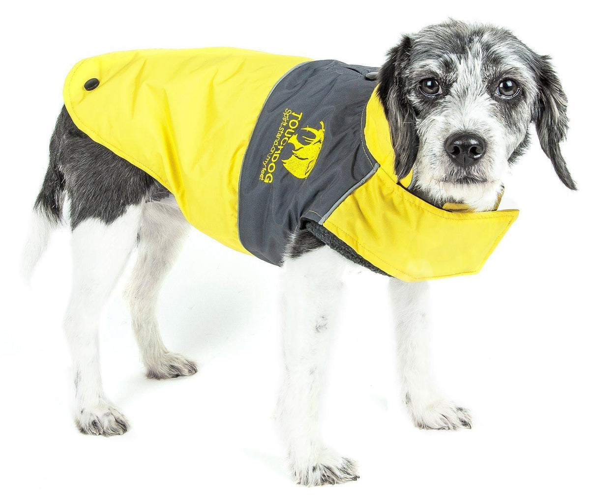 Touchdog ® Lightening-Shield 2-in-1 Dual-Removable-Layered Waterproof Dog Jacket - BIG FRENCHIES