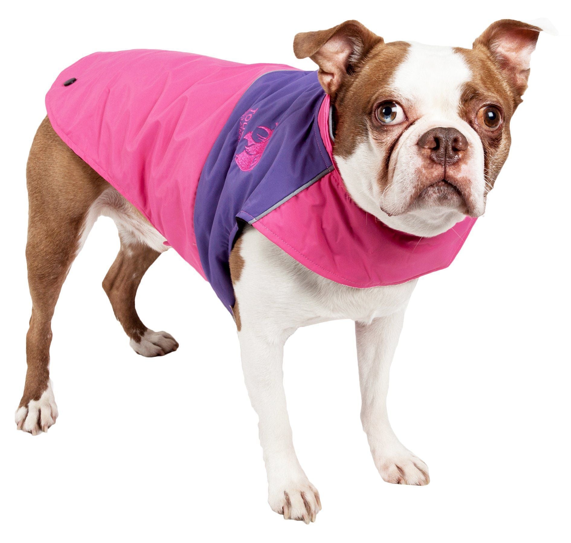 Touchdog ® Lightening-Shield 2-in-1 Dual-Removable-Layered Waterproof Dog Jacket - BIG FRENCHIES