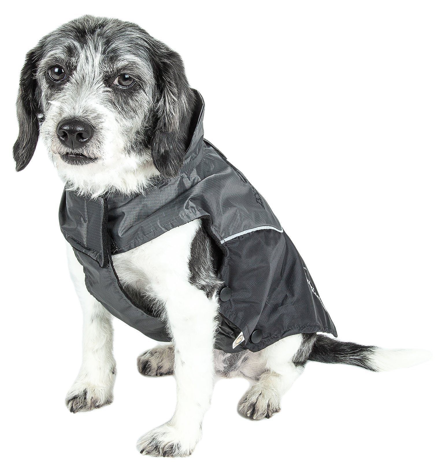 Touchdog ® Lightening-Shield 2-in-1 Dual-Removable-Layered Waterproof Dog Jacket - BIG FRENCHIES