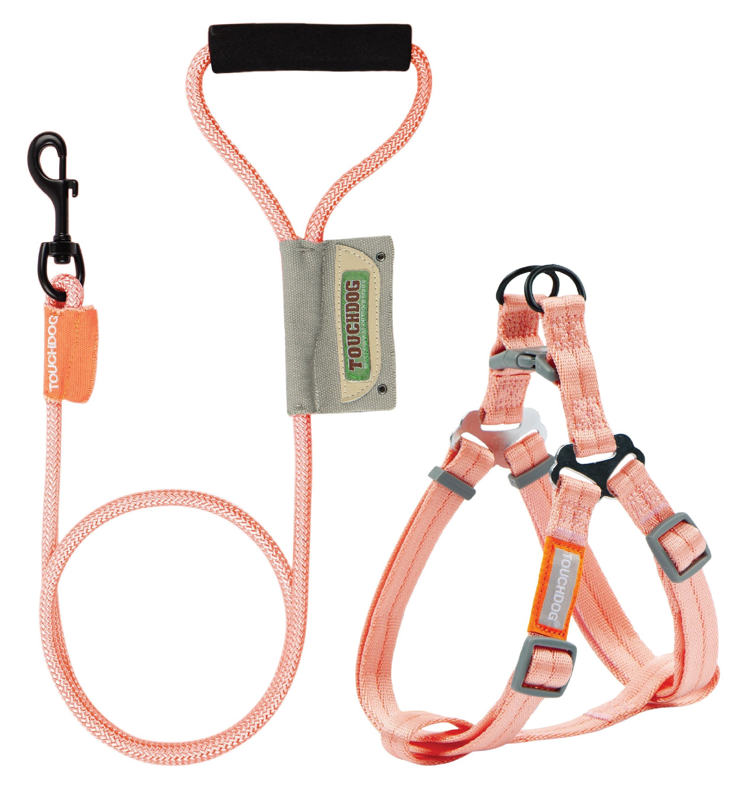Touchdog ® 'Macaron' 2-in-1 Durable Nylon Dog Harness and Leash - BIG FRENCHIES
