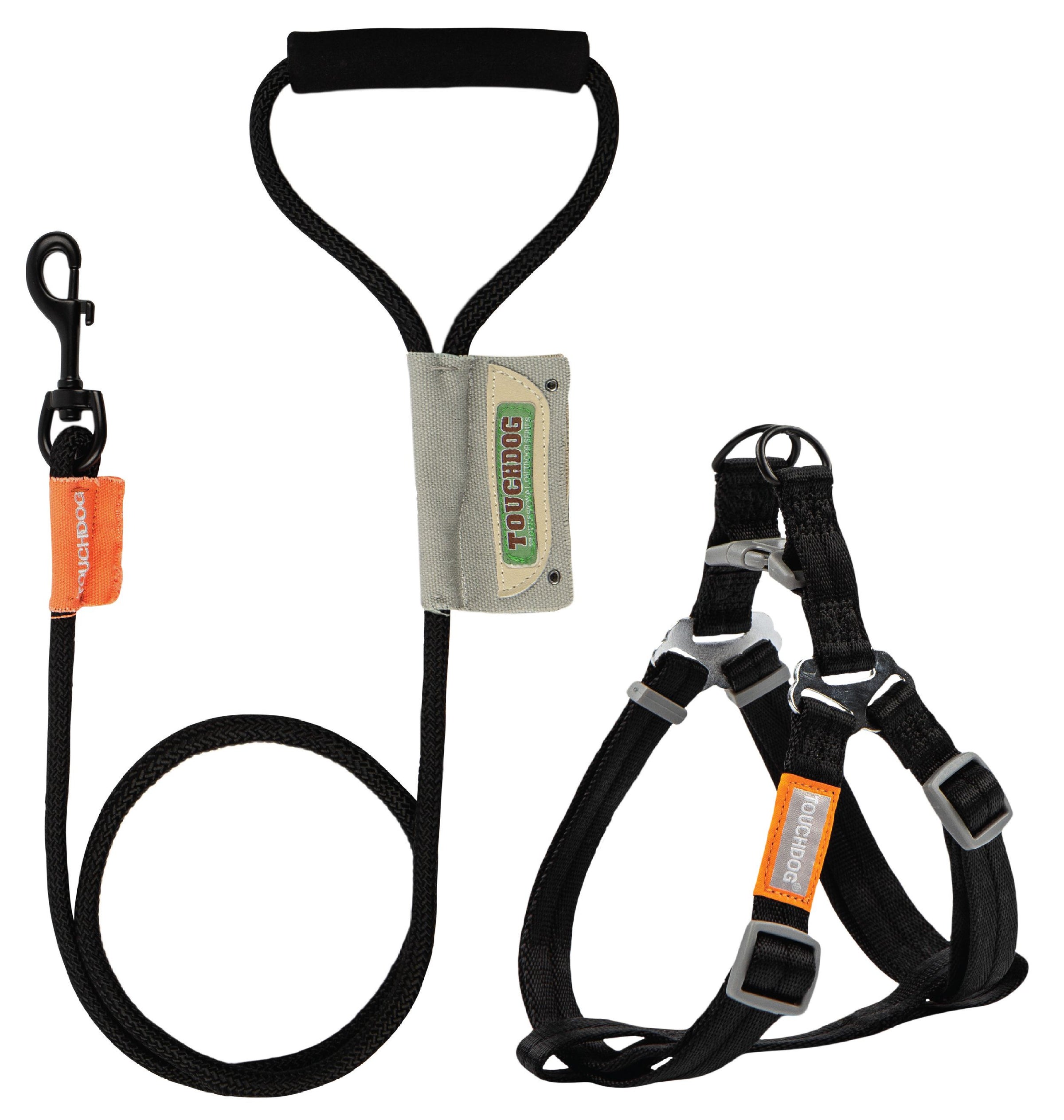 Touchdog ® 'Macaron' 2-in-1 Durable Nylon Dog Harness and Leash - BIG FRENCHIES