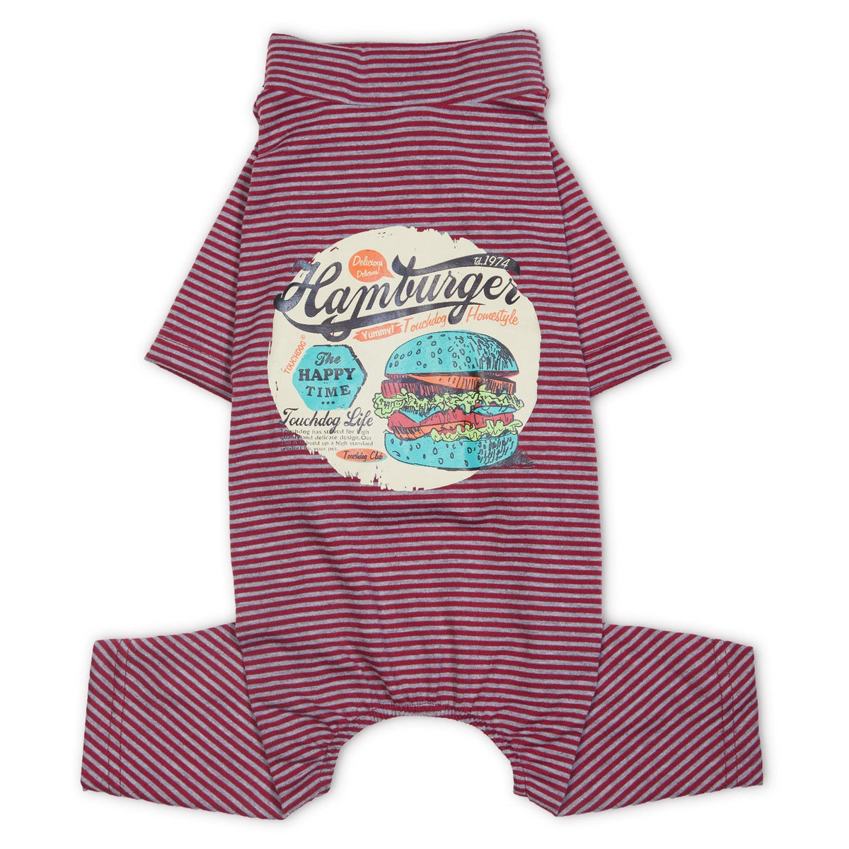 Touchdog ® Onesie Lightweight and Breathable Full Body Dog Pajamas Jumpsuit - BIG FRENCHIES