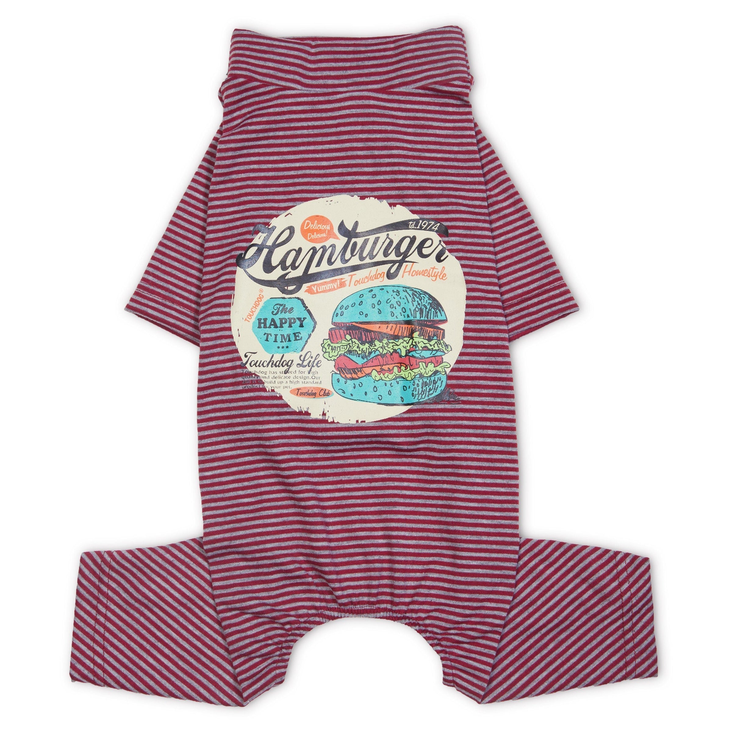 Touchdog ® Onesie Lightweight and Breathable Full Body Dog Pajamas Jumpsuit - BIG FRENCHIES