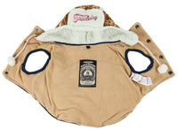 Touchdog ® 'Snowadayz' Pom Pom Hooded Fashion Dog Jacket - BIG FRENCHIES