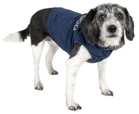 Touchdog ® Waggin Swag Ultra-Plush Insulated and Reversible Dog Coat - BIG FRENCHIES