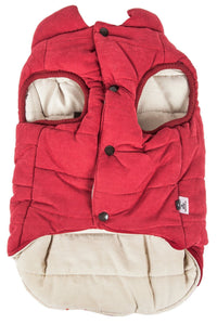 Touchdog ® Waggin Swag Ultra-Plush Insulated and Reversible Dog Coat - BIG FRENCHIES