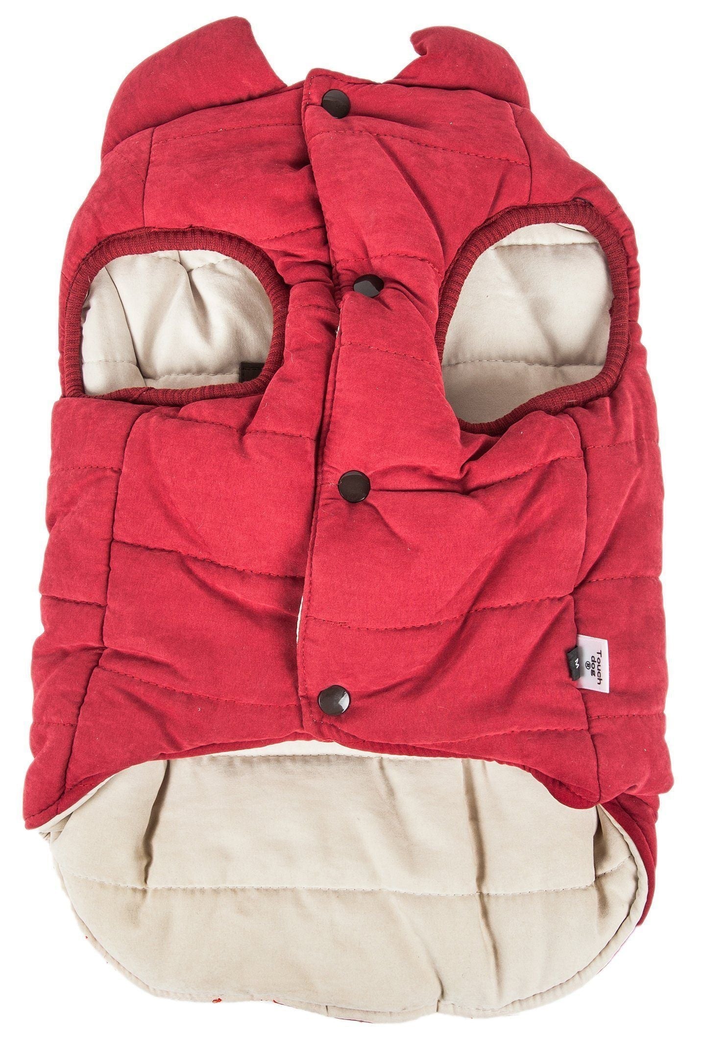 Touchdog ® Waggin Swag Ultra-Plush Insulated and Reversible Dog Coat - BIG FRENCHIES