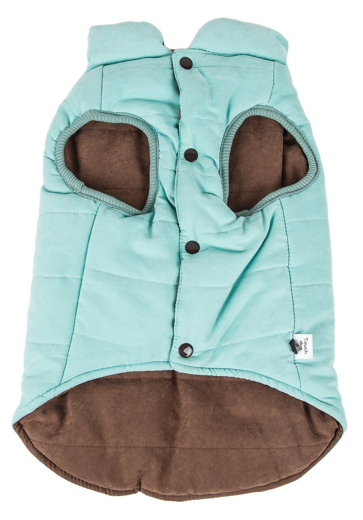 Touchdog ® Waggin Swag Ultra-Plush Insulated and Reversible Dog Coat - BIG FRENCHIES
