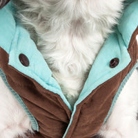 Touchdog ® Waggin Swag Ultra-Plush Insulated and Reversible Dog Coat - BIG FRENCHIES