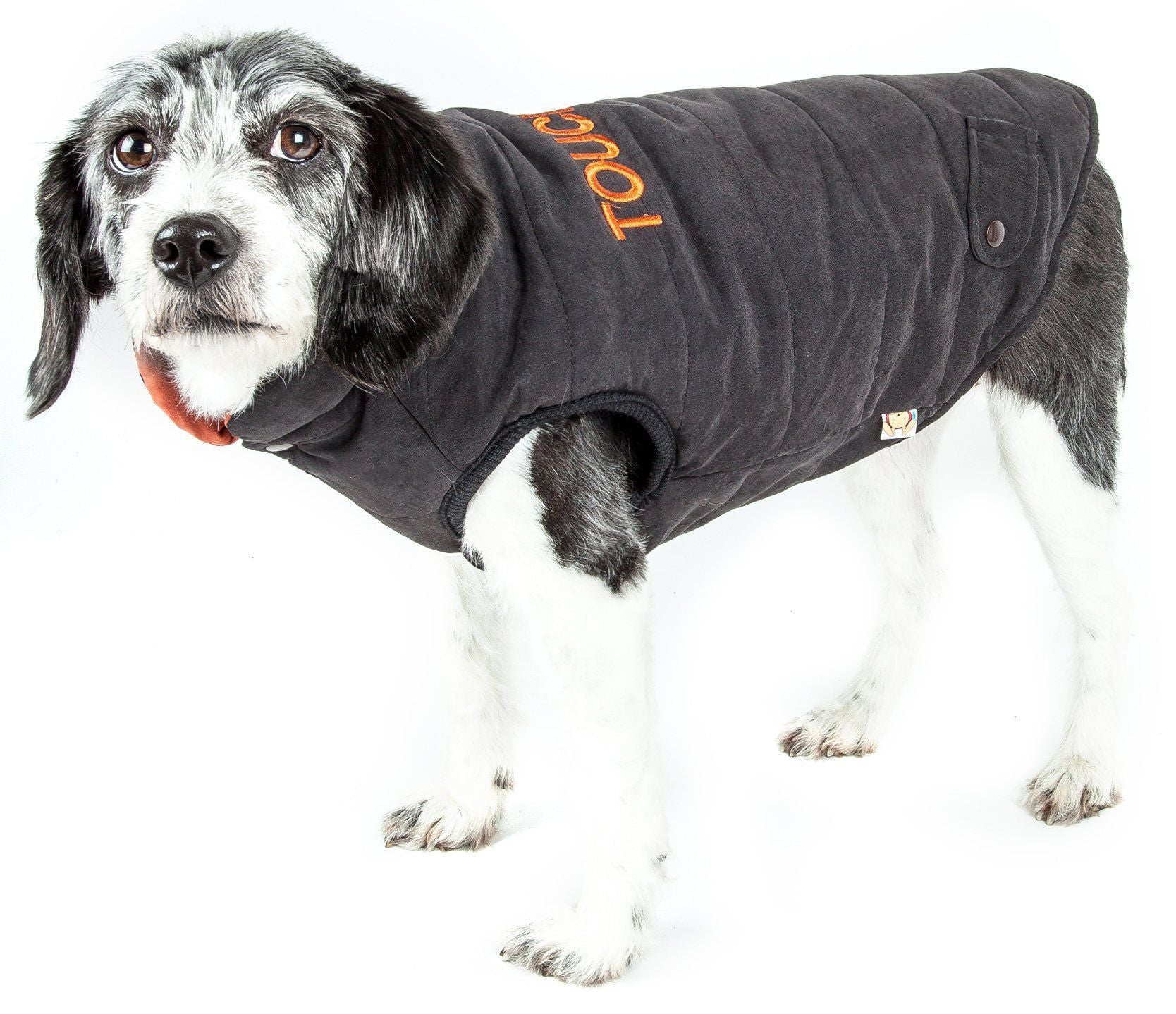 Touchdog ® Waggin Swag Ultra-Plush Insulated and Reversible Dog Coat - BIG FRENCHIES