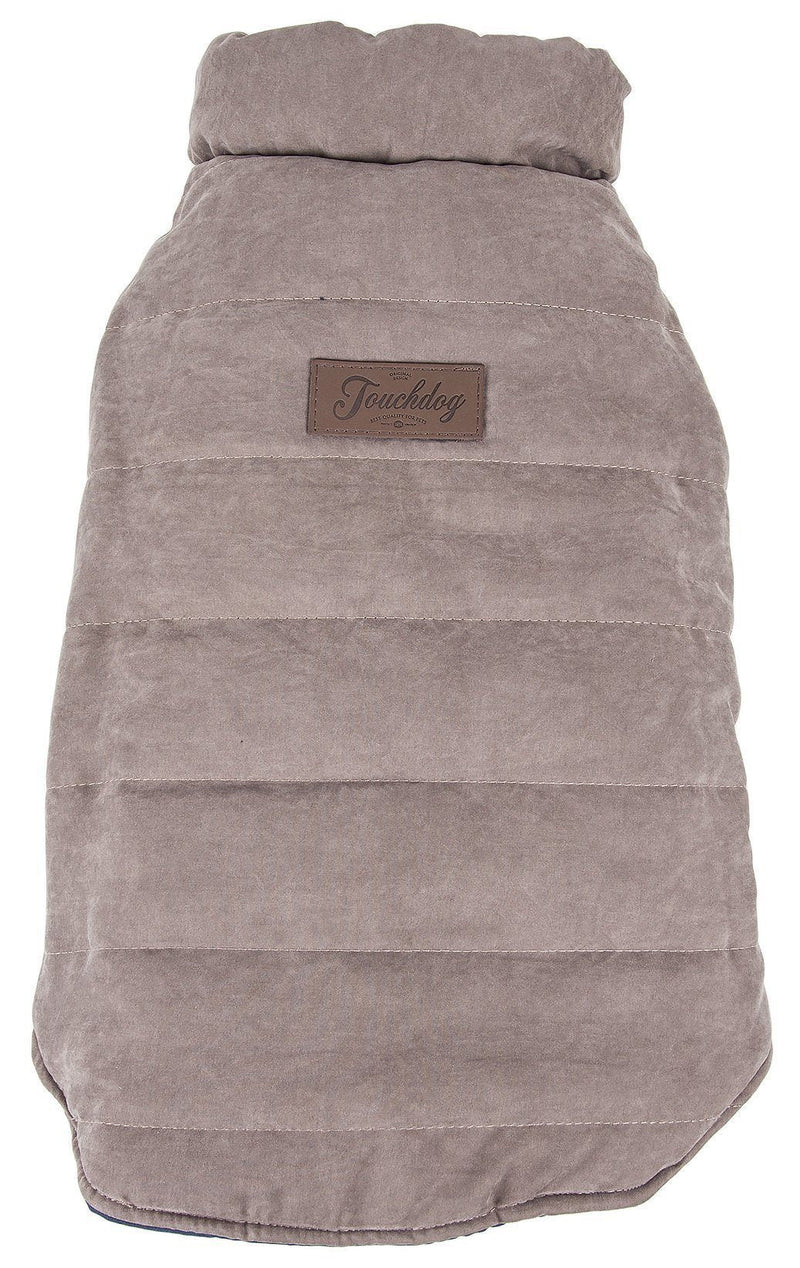 Touchdog ® Waggin Swag Ultra-Plush Insulated and Reversible Dog Coat - BIG FRENCHIES