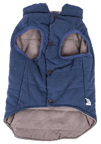 Touchdog ® Waggin Swag Ultra-Plush Insulated and Reversible Dog Coat - BIG FRENCHIES