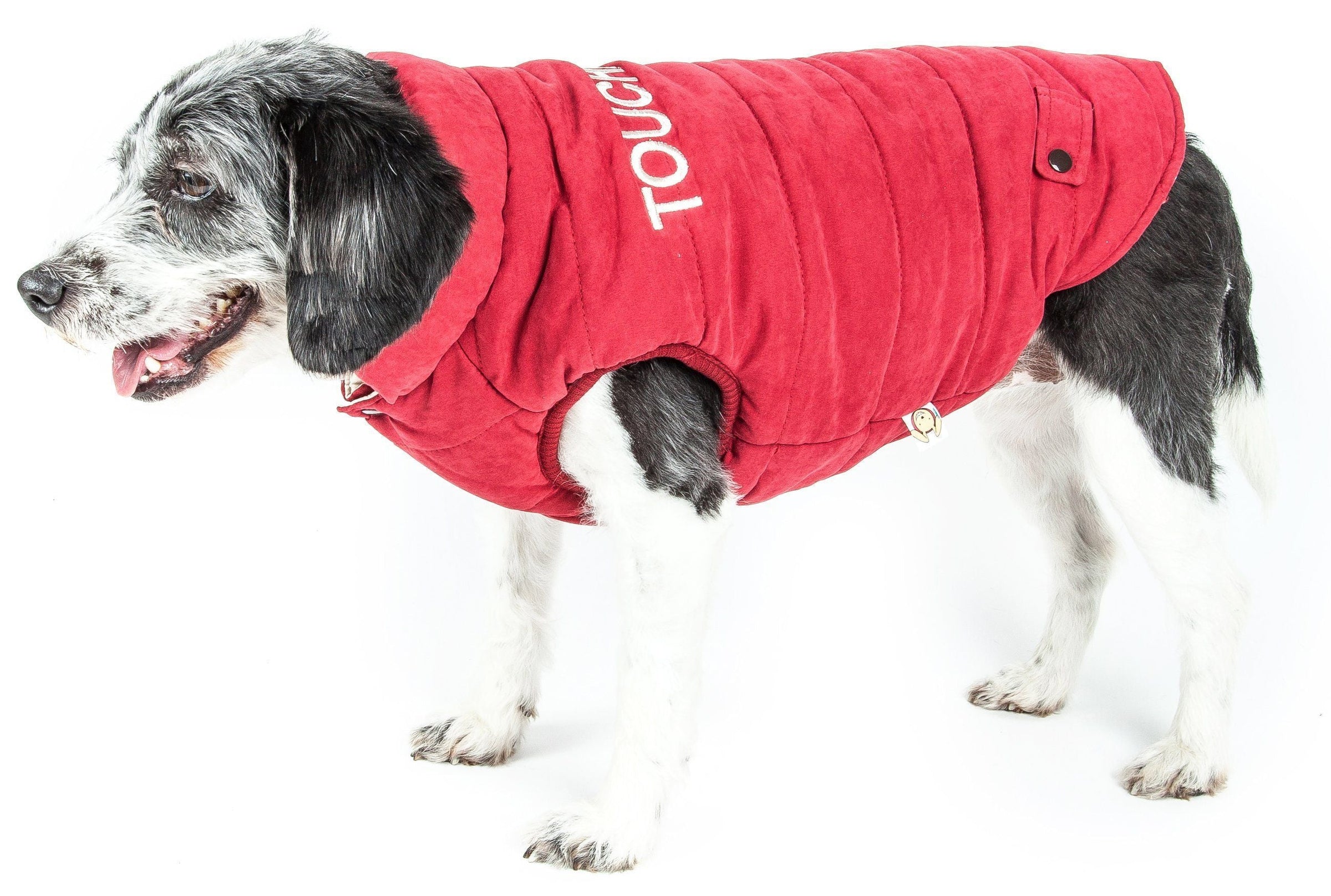 Touchdog ® Waggin Swag Ultra-Plush Insulated and Reversible Dog Coat - BIG FRENCHIES