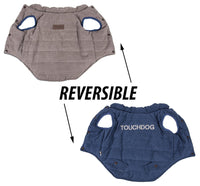 Touchdog ® Waggin Swag Ultra-Plush Insulated and Reversible Dog Coat - BIG FRENCHIES