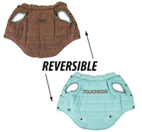 Touchdog ® Waggin Swag Ultra-Plush Insulated and Reversible Dog Coat - BIG FRENCHIES