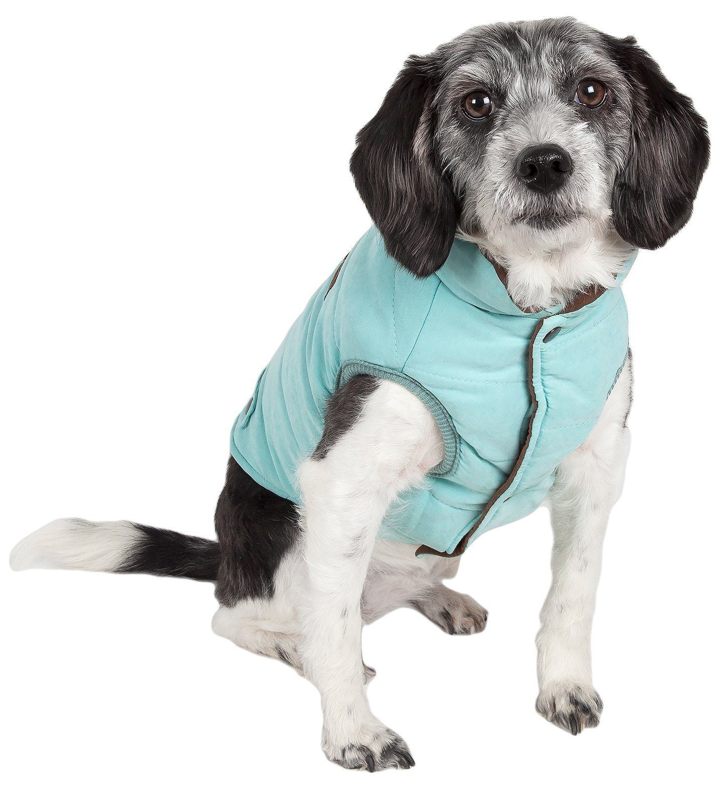 Touchdog ® Waggin Swag Ultra-Plush Insulated and Reversible Dog Coat - BIG FRENCHIES