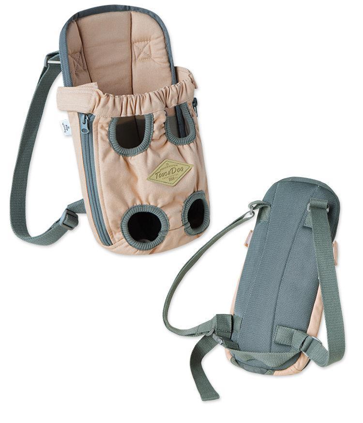 Touchdog ® 'Wiggle-Sack' Fashion Designer Front and Backpack Dog Carrier - BIG FRENCHIES