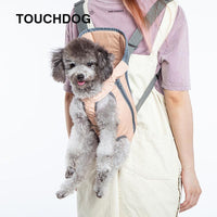 Touchdog ® 'Wiggle-Sack' Fashion Designer Front and Backpack Dog Carrier - BIG FRENCHIES