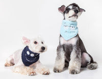 Touchdog ®'Dizzy-Eyed Cyclops' Cotton Hook-and-Loop Dog Bandana and Scarf - BIG FRENCHIES