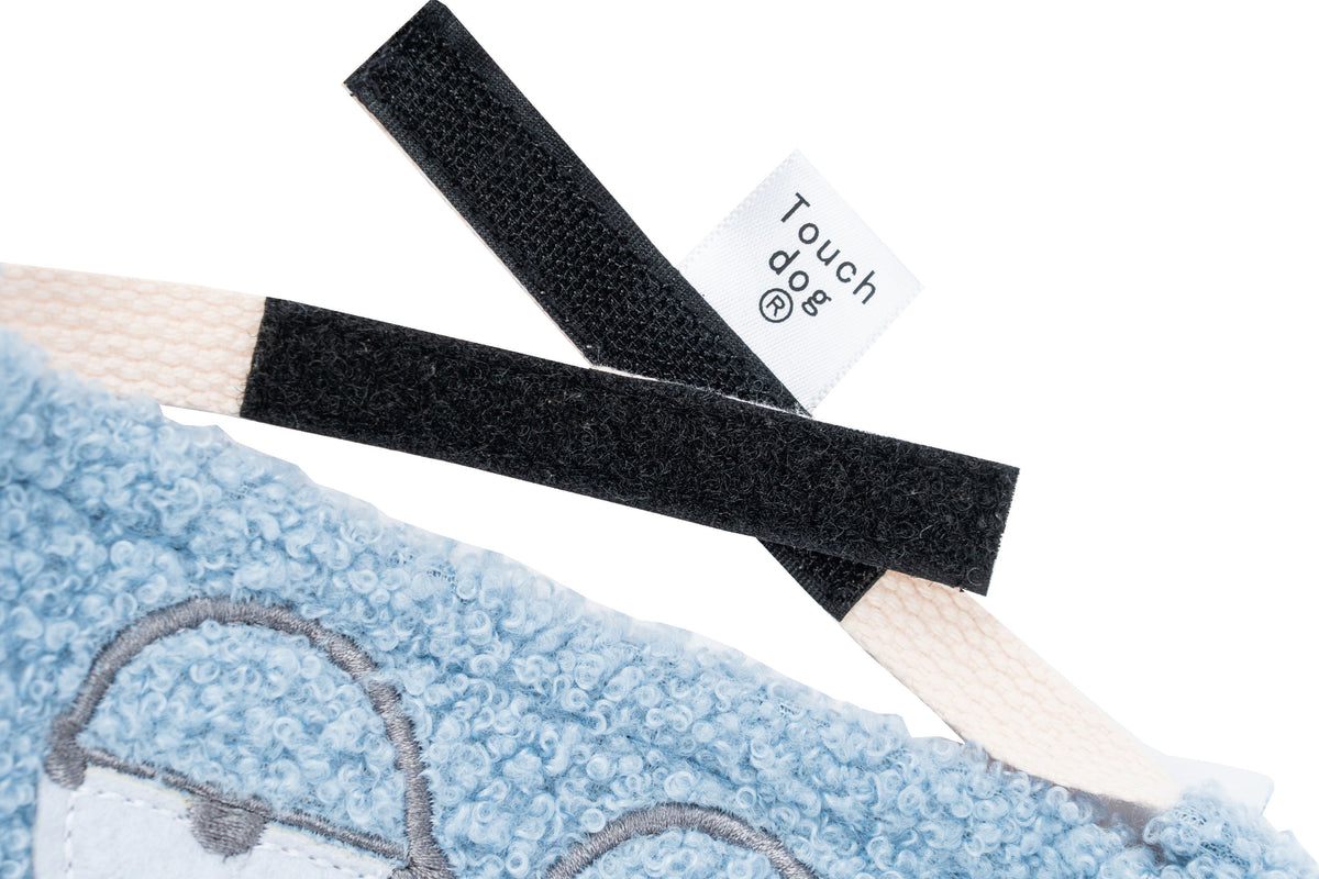 Touchdog ®'Dizzy-Eyed Cyclops' Cotton Hook-and-Loop Dog Bandana and Scarf - BIG FRENCHIES